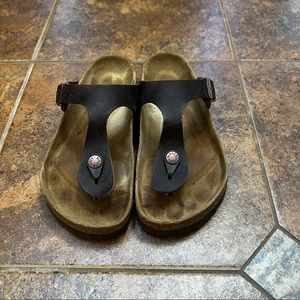 Birkenstock tobacco sandals